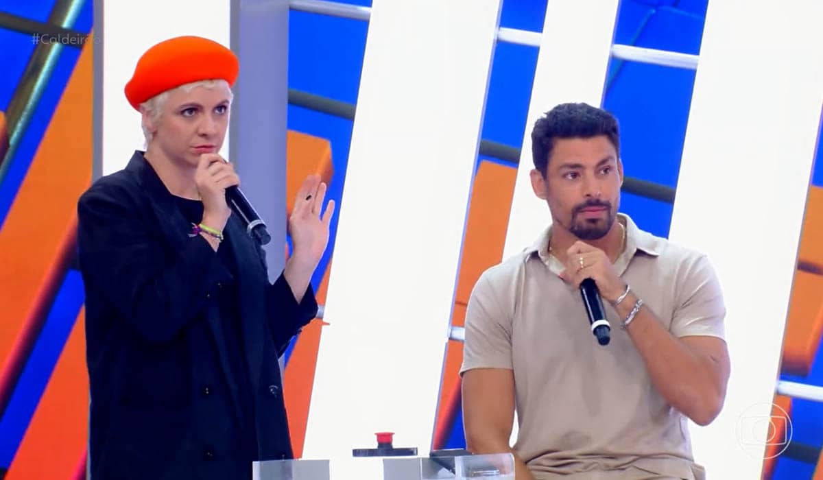 Renata Gaspar e Cauã Reymond formaram um time no 'Sobe o Som'