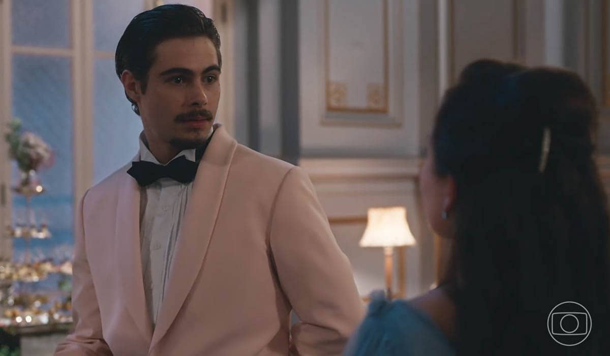 Davi e Elisa finalmente se encontram em 'Além da Ilusão'. Foto: Reprodução/TV Globo