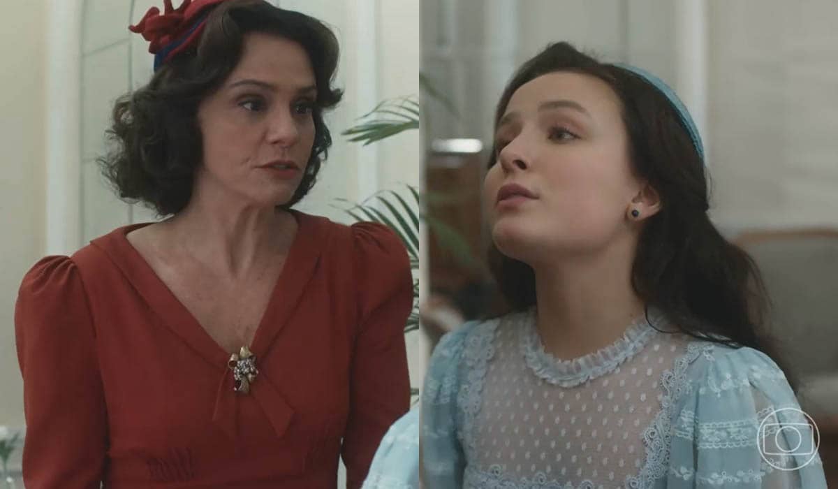 Violeta e Elisa são mãe e filha em 'Além da Ilusão'. Foto: Reprodução/TV Globo