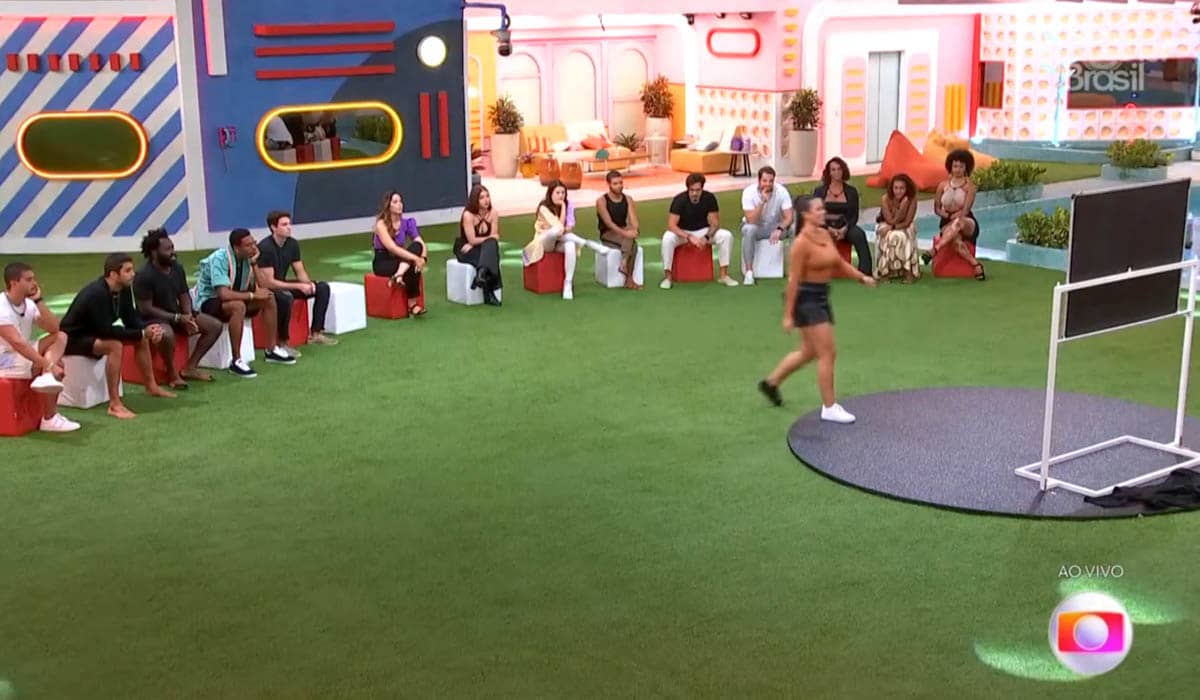 Larissa participa do jogo da discórdia no BBB 22. Foto: Reprodução/Globoplay