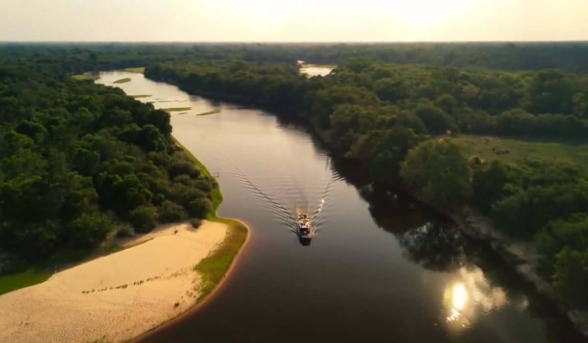 A beleza do Pantanal enriquece ainda mais a trama. Fonte: Reprodução/Globo