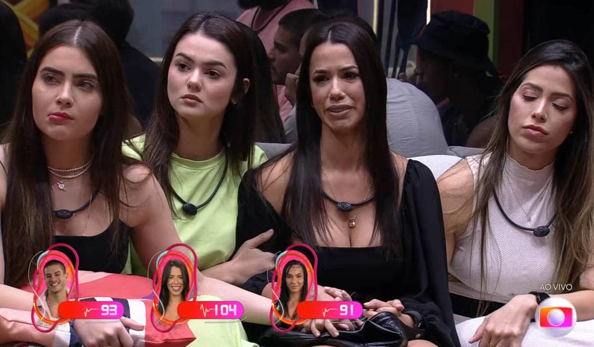 Integrantes do Lollipop sentem baque após eliminação de Larissa. Foto: Reprodução/TV Globo
