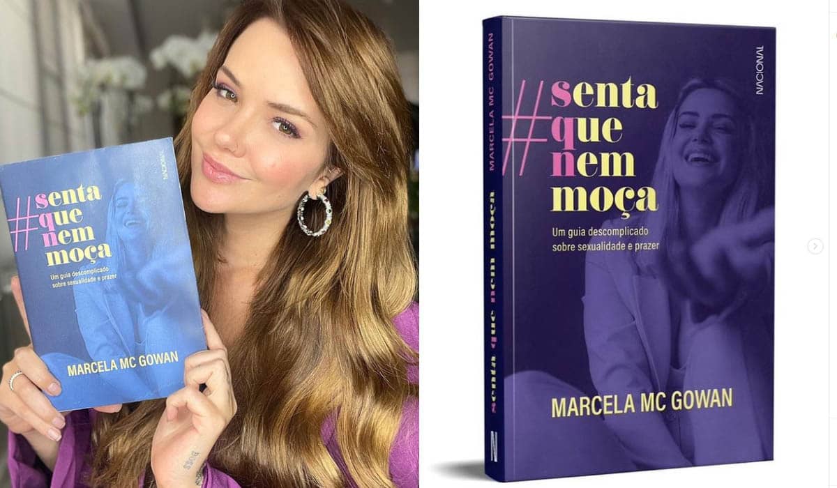 Marcela lançou o livro 'Senta que nem moça' em 2021