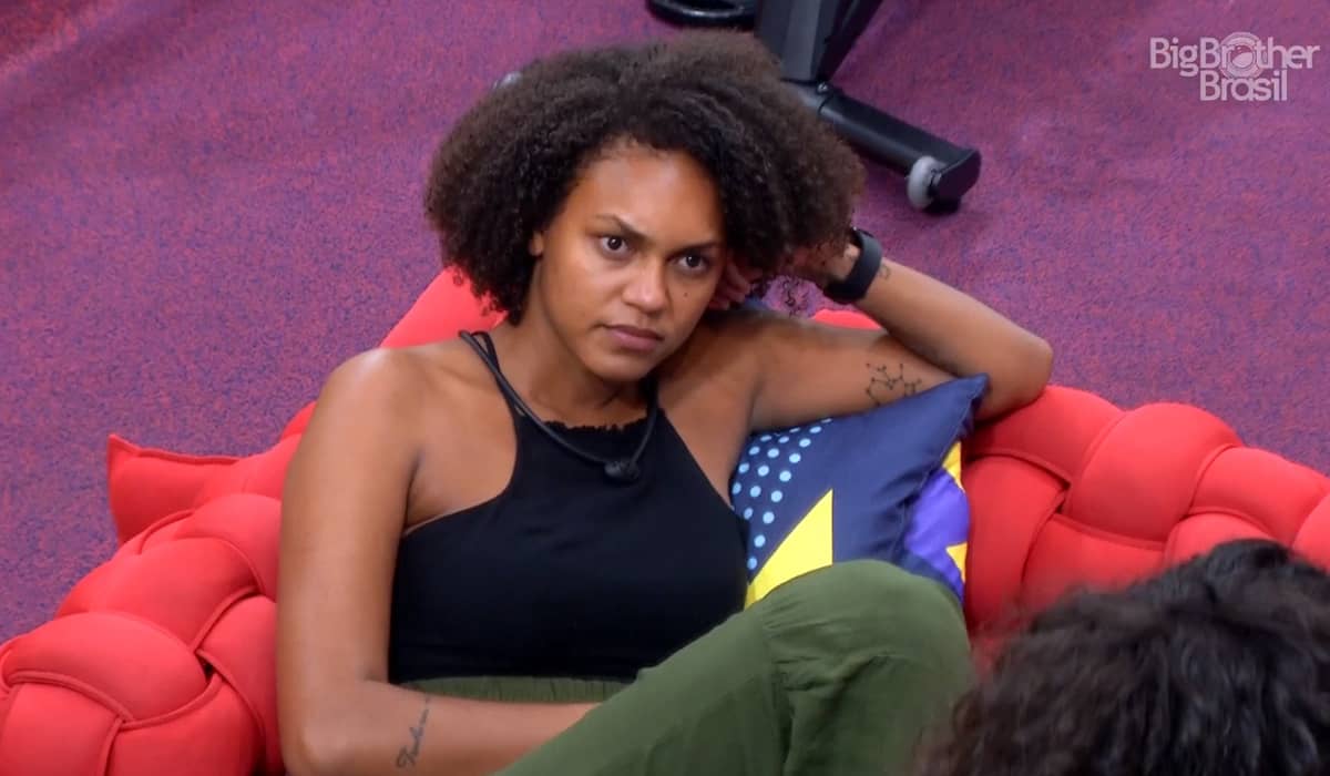 Jessilane também concordou com as afirmações de Lina, além de acrescentar novos pontos. Fonte: Reprodução/Globo