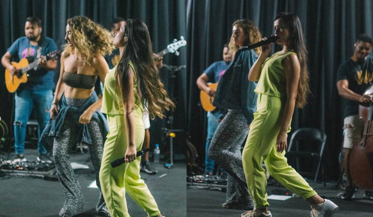 Juliette ensaia rotineiramente para a turnê Caminho. Fotos: Reprodução/Instagram