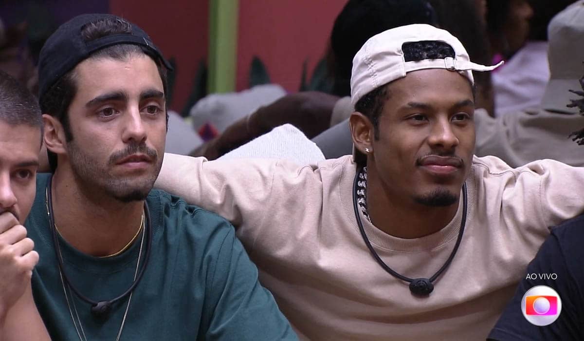 Scooby e PA escaparam da eliminação no BBB 22. Foto: Reprodução/Globo