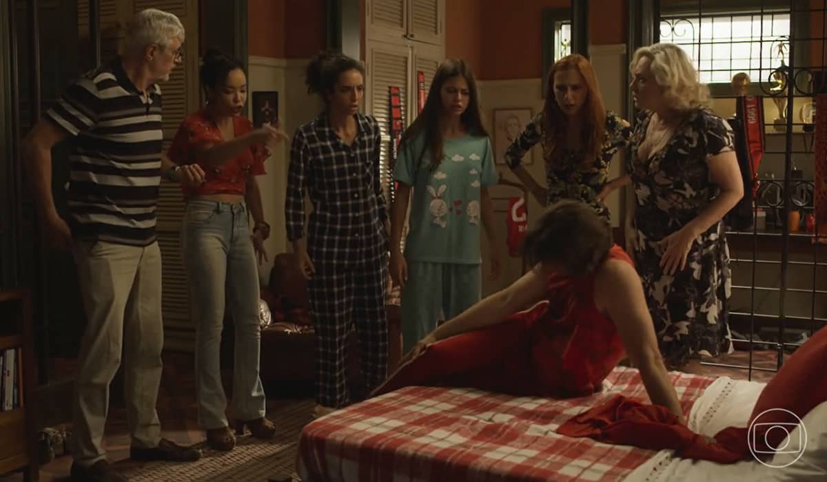 A família de Neném é sempre muito unida. Fonte: Reprodução/Globo
