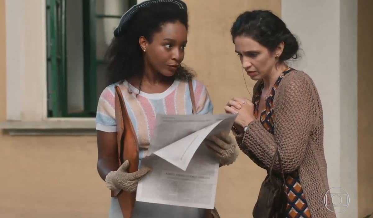 Letícia e Giovanna estão sempre apreensivas por causa de Bento e Lorenzo. Foto: Reprodução/Globo