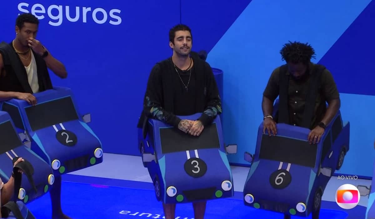 Pedro Scooby ganhou a prova do líder. Foto: Reprodução/Globo