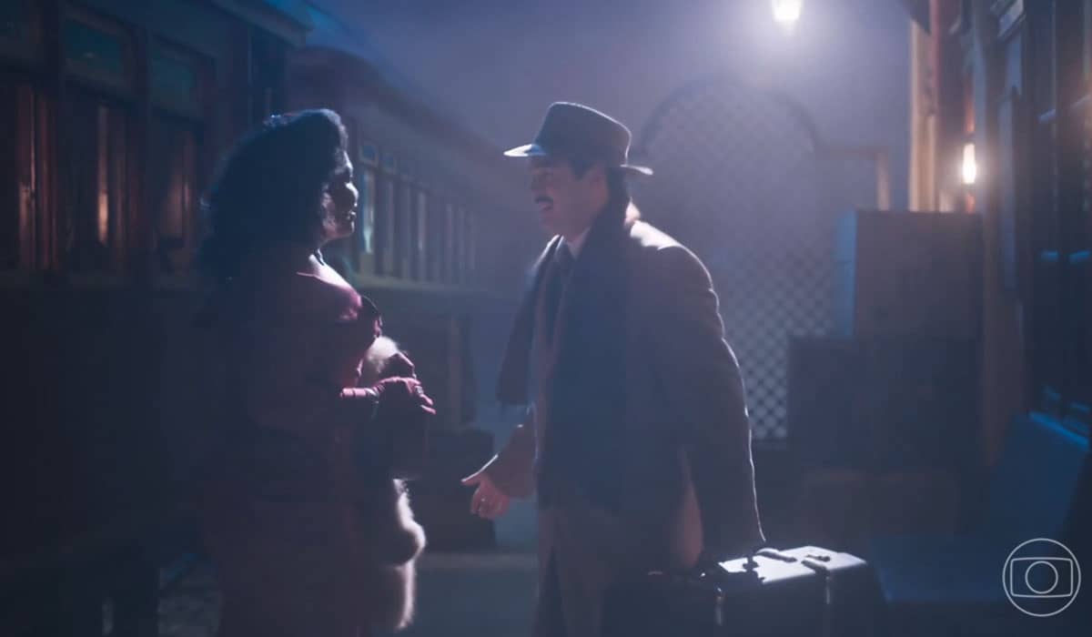 Emília sonha diariamente com Enrico na novela. Foto: Reprodução/Globo