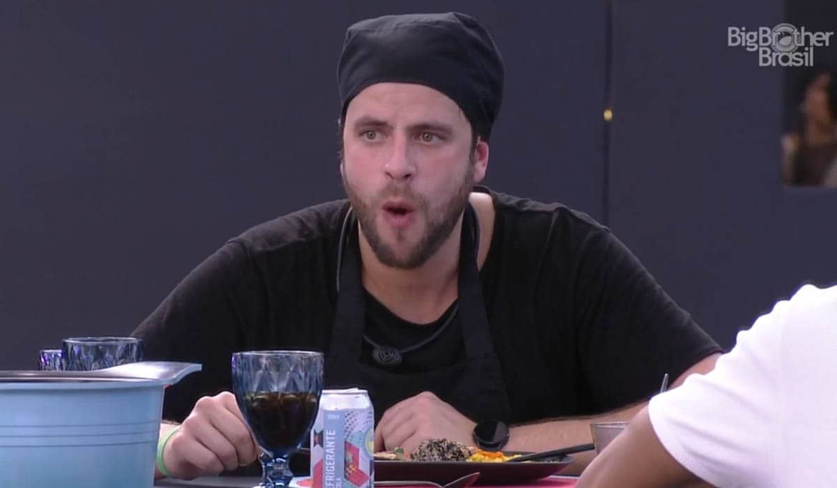 Gustavo é o principal desafiante de Arthur no Paredão Falso. Foto: Reprodução/Globoplay