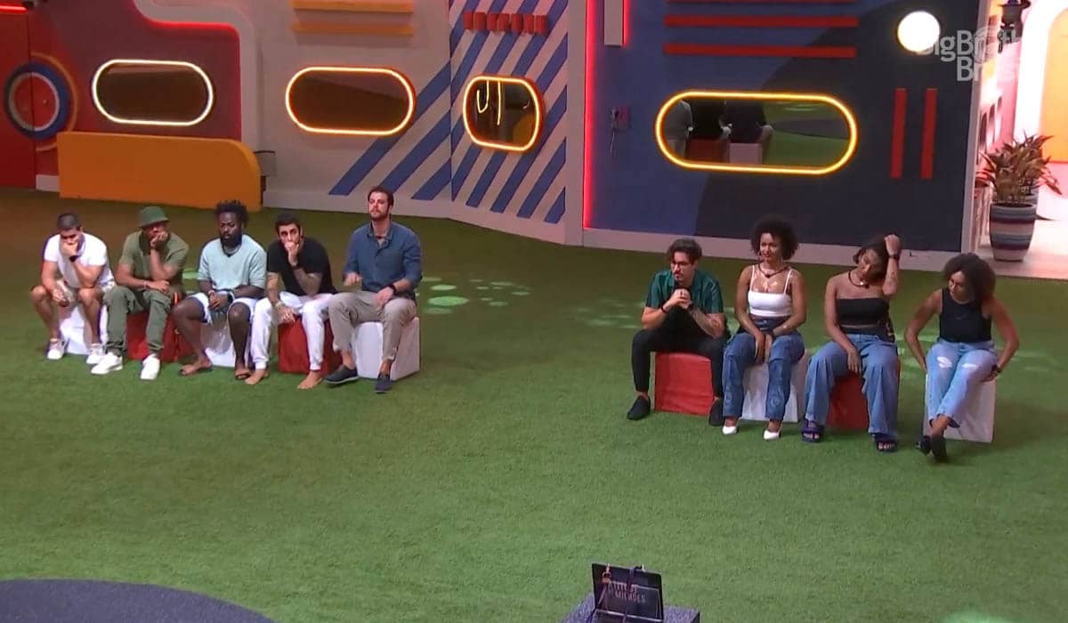 Elenco do BBB 22 está diminuindo rapidamente. Foto: Reprodução/Globoplay