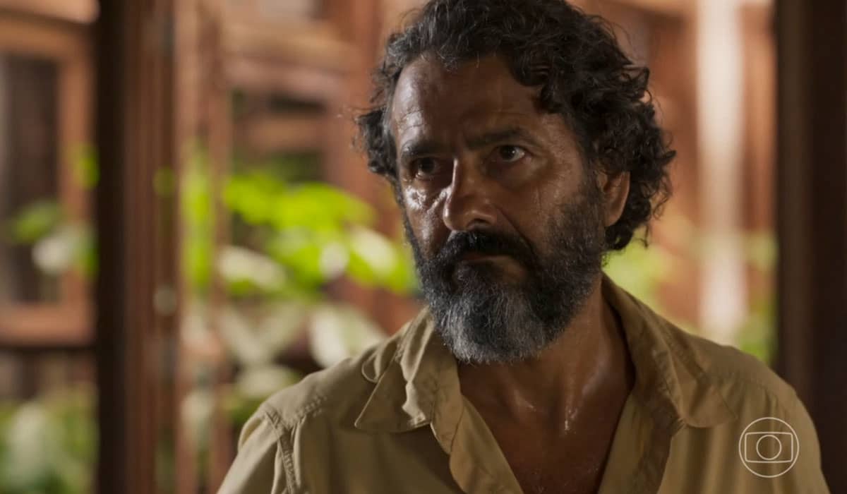 José Leôncio interrompe mesada de Jove em Pantanal. Foto: Reprodução/Globo