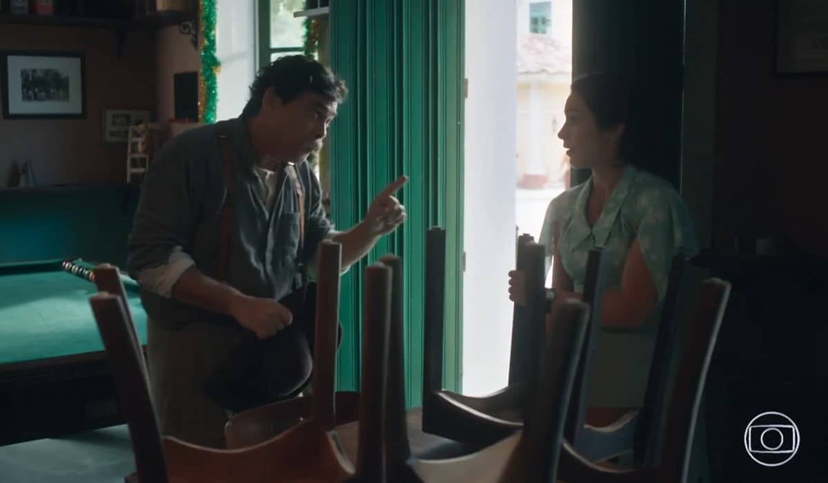 Cipriano e Giovanna ficarão mais íntimos nos próximos capítulos de Além da Ilusão. Foto: Reprodução/Globo