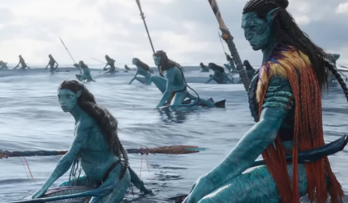 O trailer de Avatar 2 sugere ameaças perigosas. Foto: Reprodução/Globo