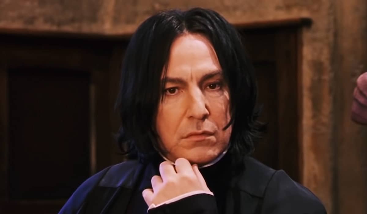 Alan Rickman interpretou Severus Snape na franquia cinematográfica de Harry Potter. Foto: Reprodução