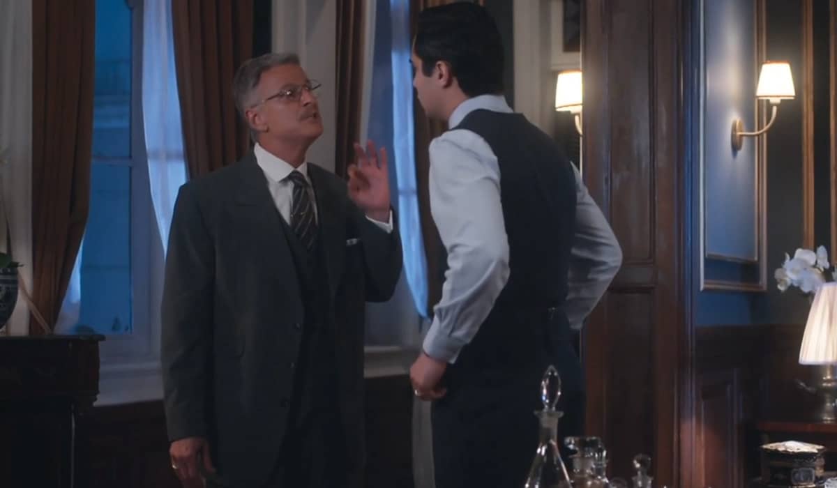 Eugênio pode perder a fábrica para Joaquim em Além da Ilusão. Foto: Reprodução/Globo