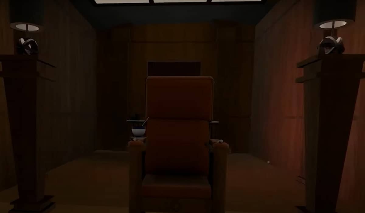 Tour virtual traz também easter-eggs de outras produções de Peele como 'Corra!' e 'Nós'. Foto: Reprodução/YouTube.