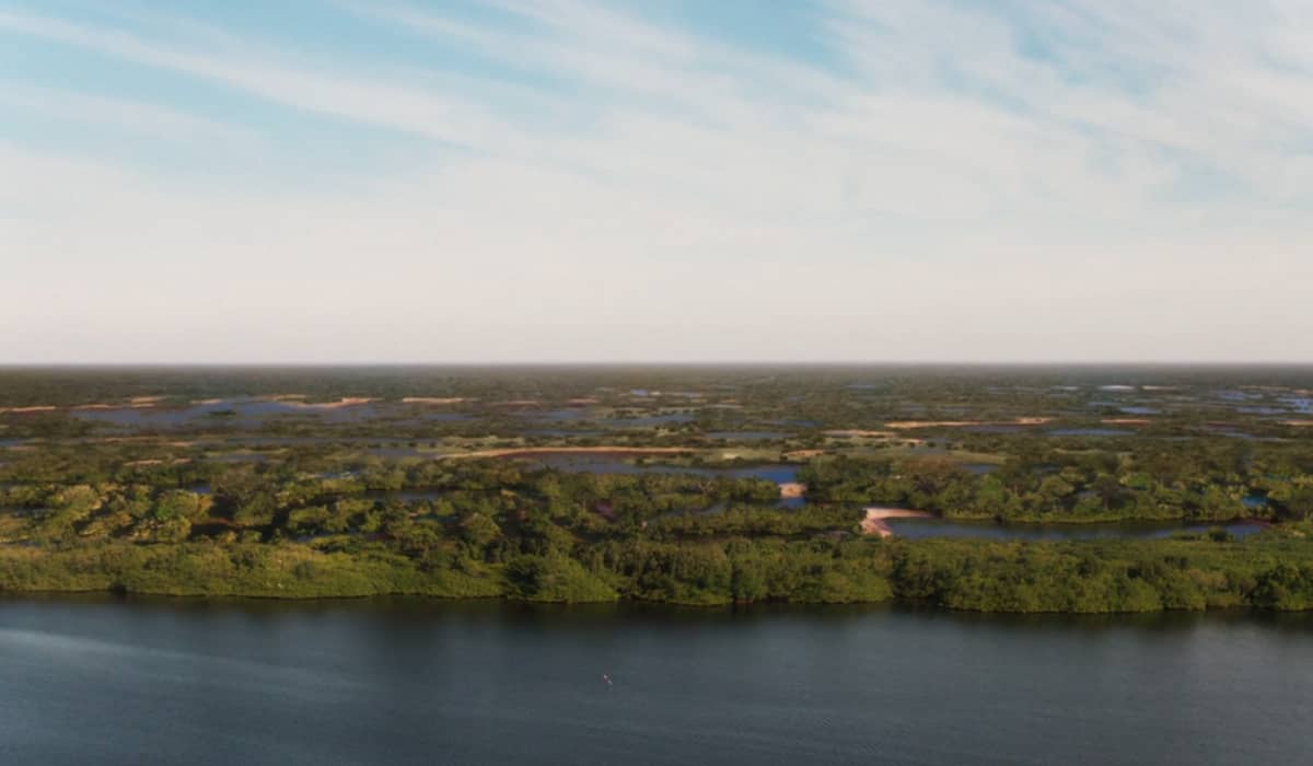 Além das belezas naturais, Érica também mostra a desigualdade e os crimes cometidos no Pantanal. Foto: Reprodução/Globo