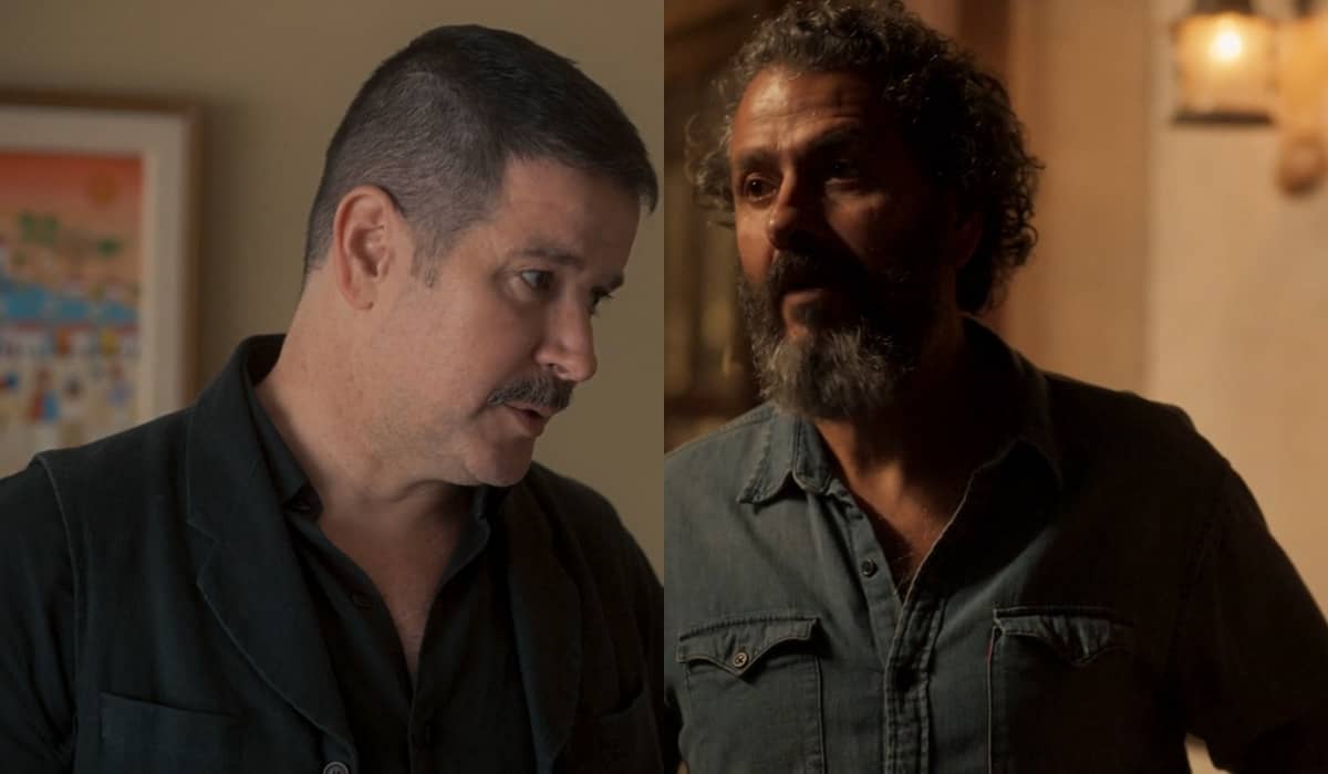 Tenório e José Leôncio ficam irritados com Ibraim nos próximos capítulos. Foto: Reprodução/Globo