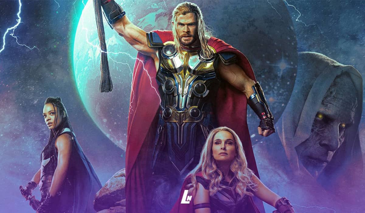 Thor 4 promete desbancar outros filmes da Marvel no primeiro fim de semana de estreia. Foto: Divulgação/Twitter