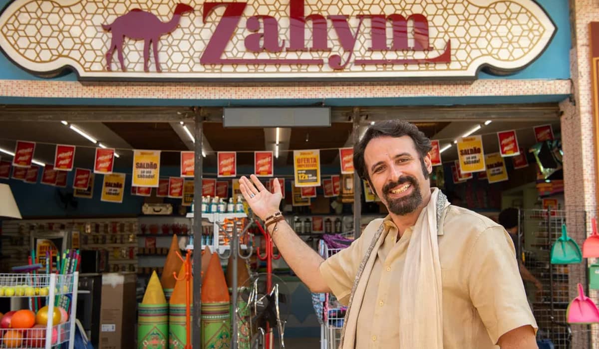 César Ferrario caracterizado como Zahym em Mar do Sertão. Foto: Globo/Estevam Avellar