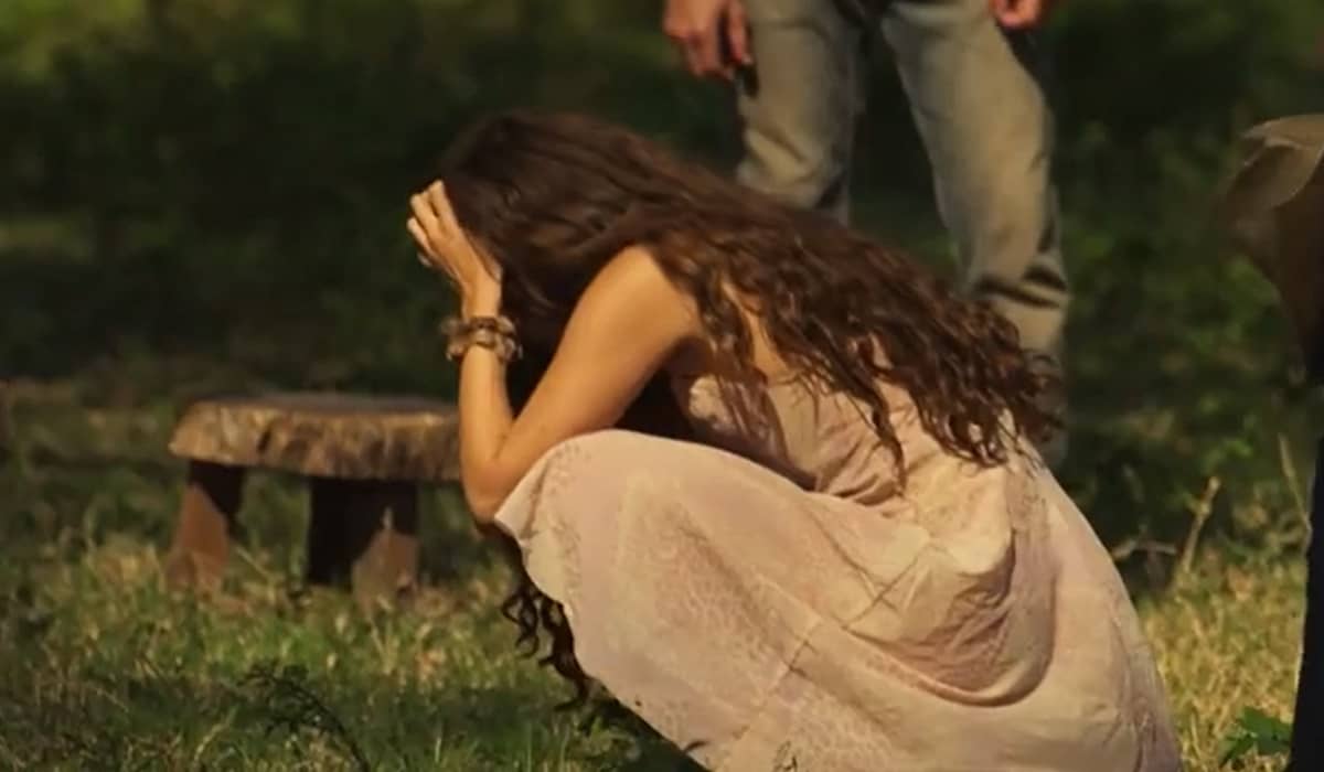 Juma sente o peso da solidão na tapera. Fonte: Reprodução/Globo