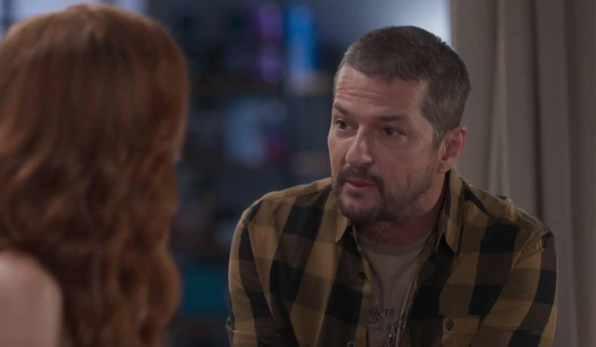 Andréa terminou seu relacionamento com Moa. Fonte: Reprodução/Globo