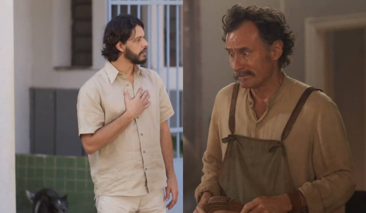 Timbó percebe o envolvimento de Maruan na vitória da filha. Foto: Reprodução/Globo