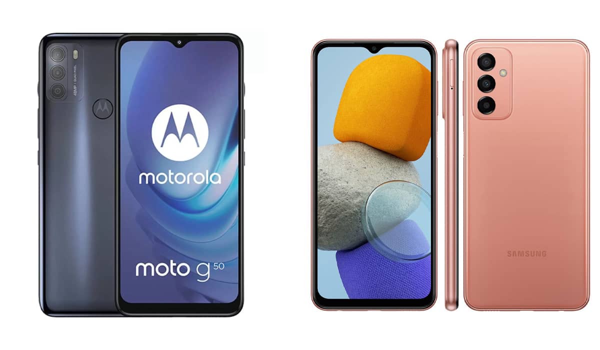Smartphones possuem aporte a tecnologia 5G. Fonte: Divulgação/Samsung e Divulgação/Motorola