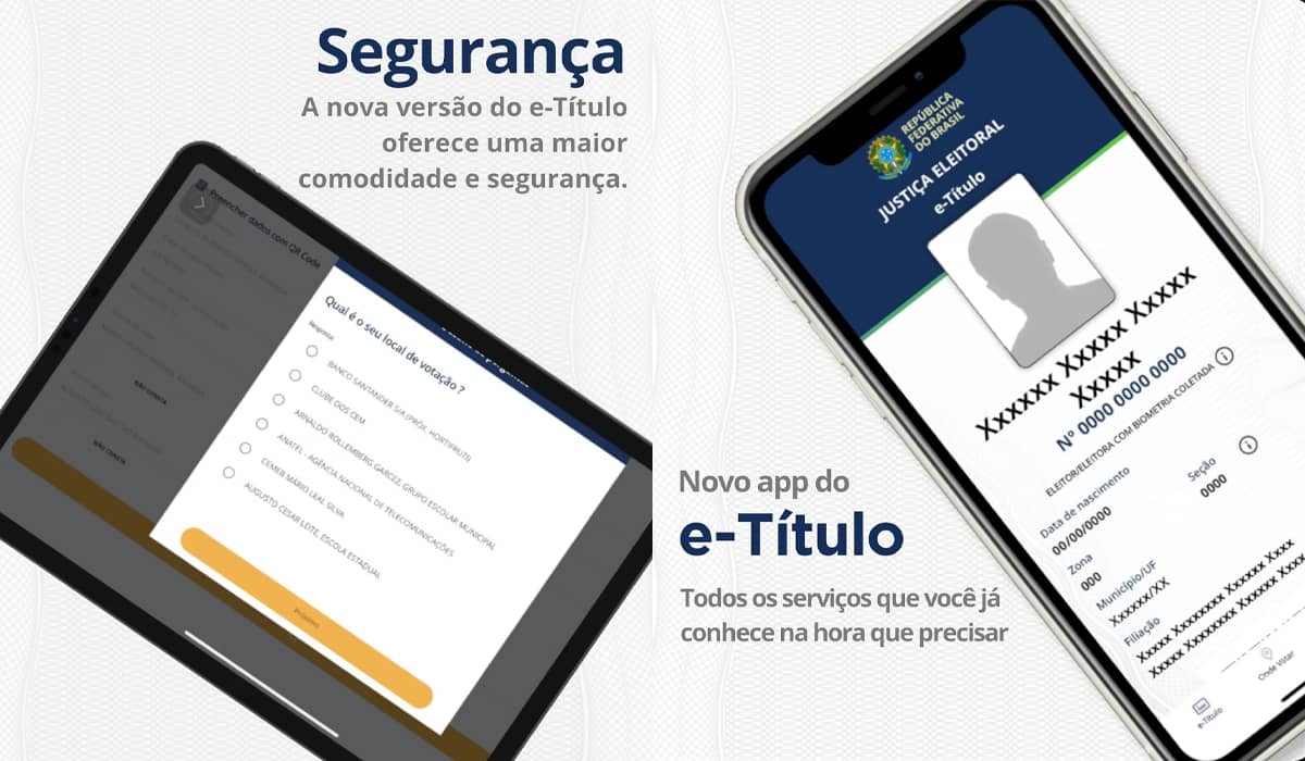 O eleitor poderá usar o aplicativo no dia da eleição. Fonte: Divulgação/TSE