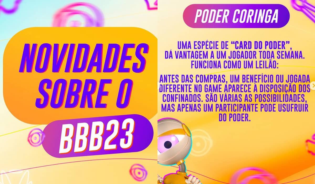 O poder coringa promete deixar a competição do BBB 23 ainda mais eletrizante. Foto: Reprodução/Instagram, Globo