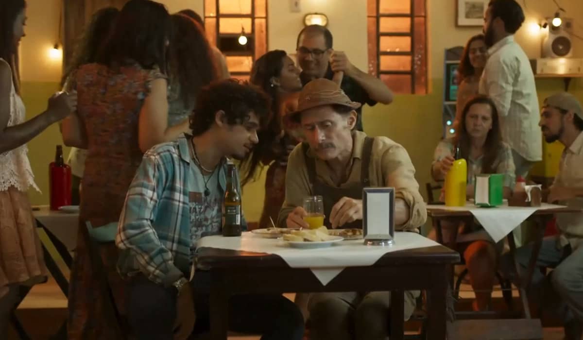 Timbó corre o risco de ser enganado pelo próprio filho. Foto: Reprodução/Globo