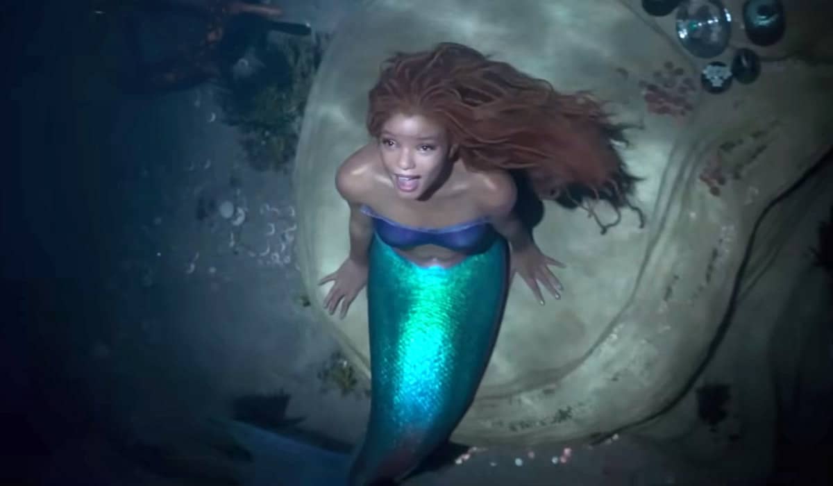 Halle Bailey interpreta Ariel em 'A Pequena Sereia'. Foto: Reprodução/YouTube