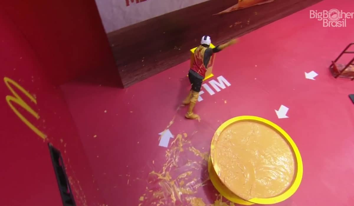Ricardo fez o melhor tempo é o novo anjo do BBB 23. Foto: Reprodução/Globo