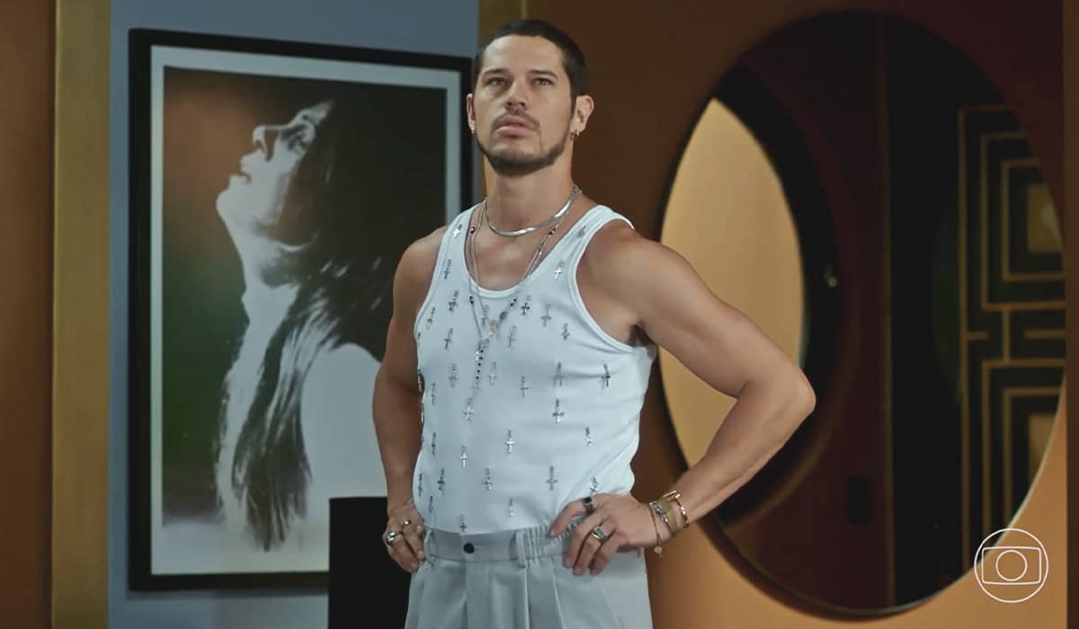 Érika divulga fofocas sobre Lui nas redes sociais. Fonte: Reprodução/Globo