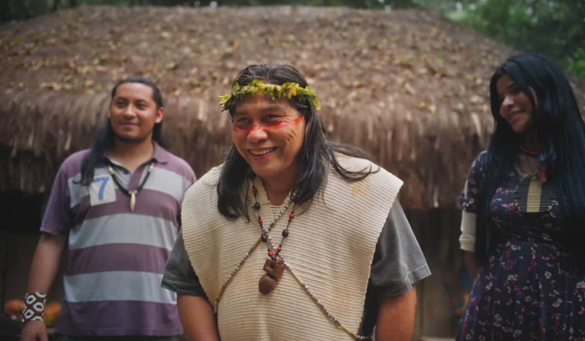 Jurecê arrisca a própria vida para proteger Aline nos próximos capítulos. Foto: Reprodução/Globo