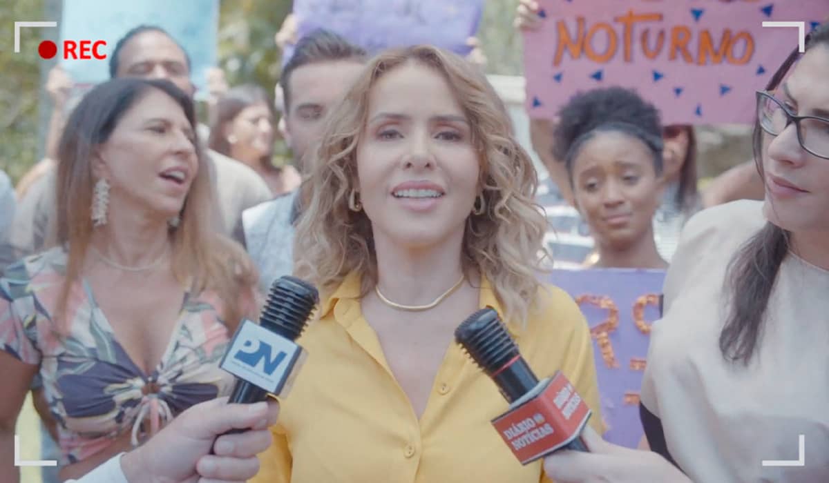 Gladys responde aos protestos para criação do curso noturno. Fonte: Reprodução/Globo