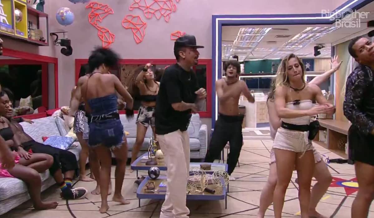 Antes da tensão de mais uma prova do anjo, mais uma festa vai animar os brothers. Foto: Reprodução/Globo