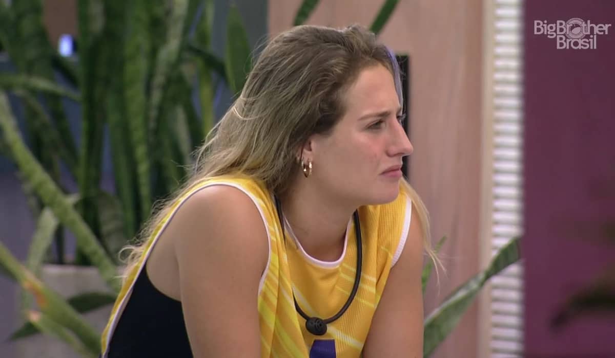 Bruna se queixou por não poder fazer parte do VIP de Guimê por estar orbigatoriamente na Xepa. Foto: Reprodução/Globo