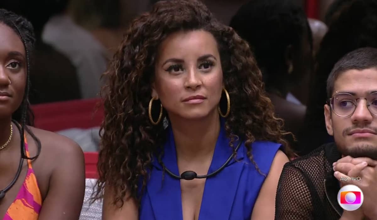 Domitila está vivenciando a sua quarta vez no paredão do BBB 23. Foto: Reprodução/Globo