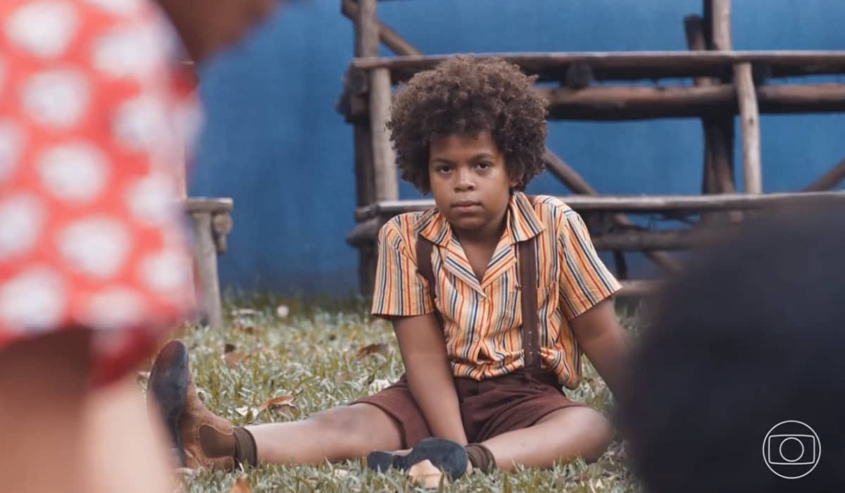 Marcelino sonha em reencontrar sua mãe. Fonte: Reprodução/Globo