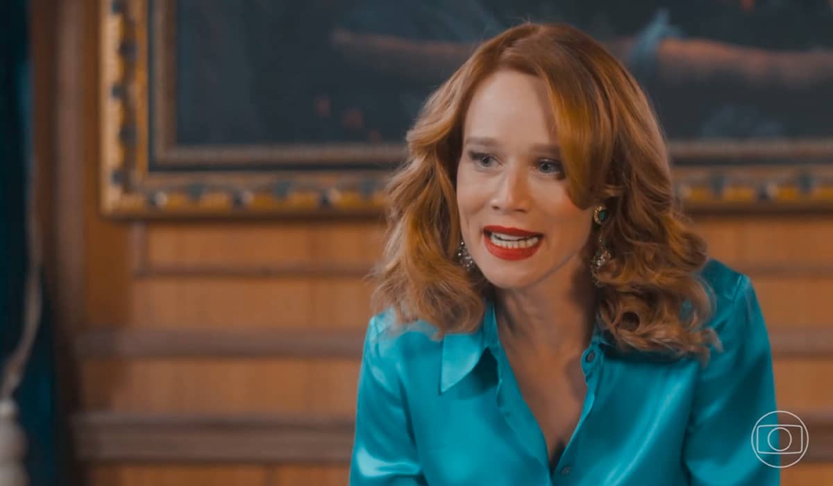 Gilda fica furiosa com o confronto. Fonte: Reprodução/Globo