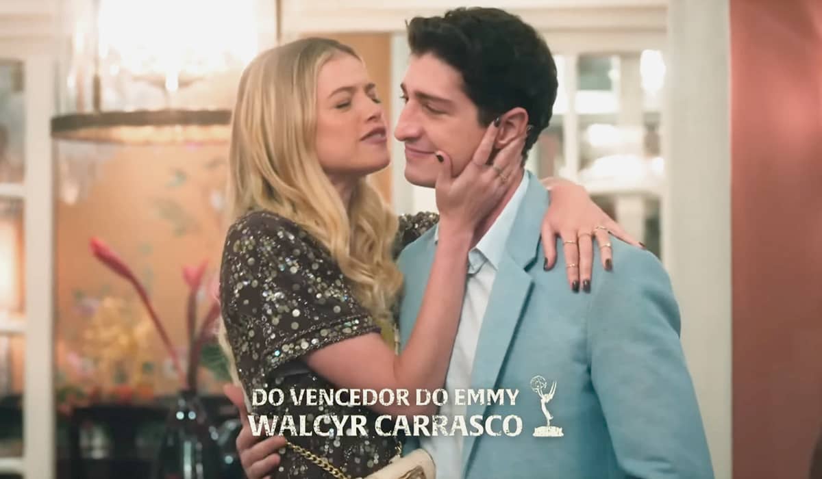 Daniel e Graça são noivos. Fonte: Reprodução/Globo