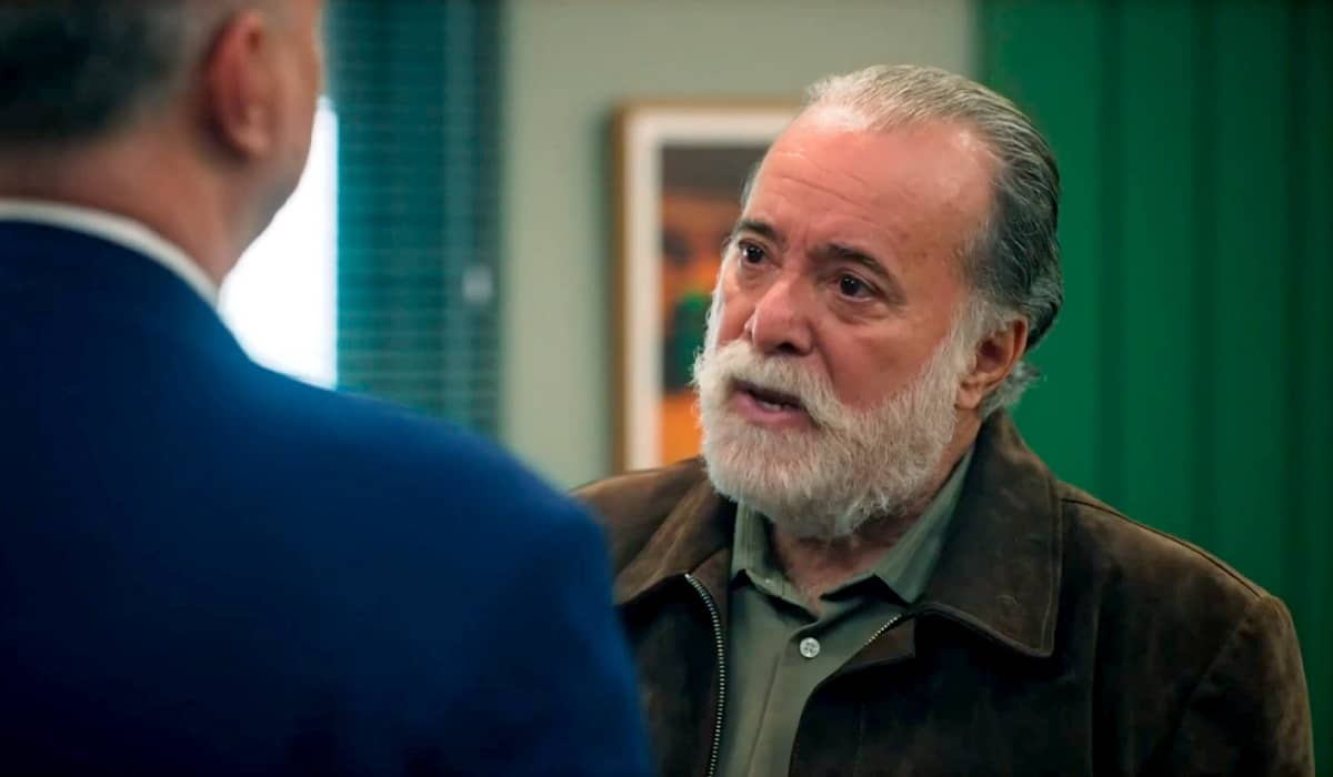 Antônio tentará buscar ajuda para salvar suas terras. Fonte: Reprodução/Globo