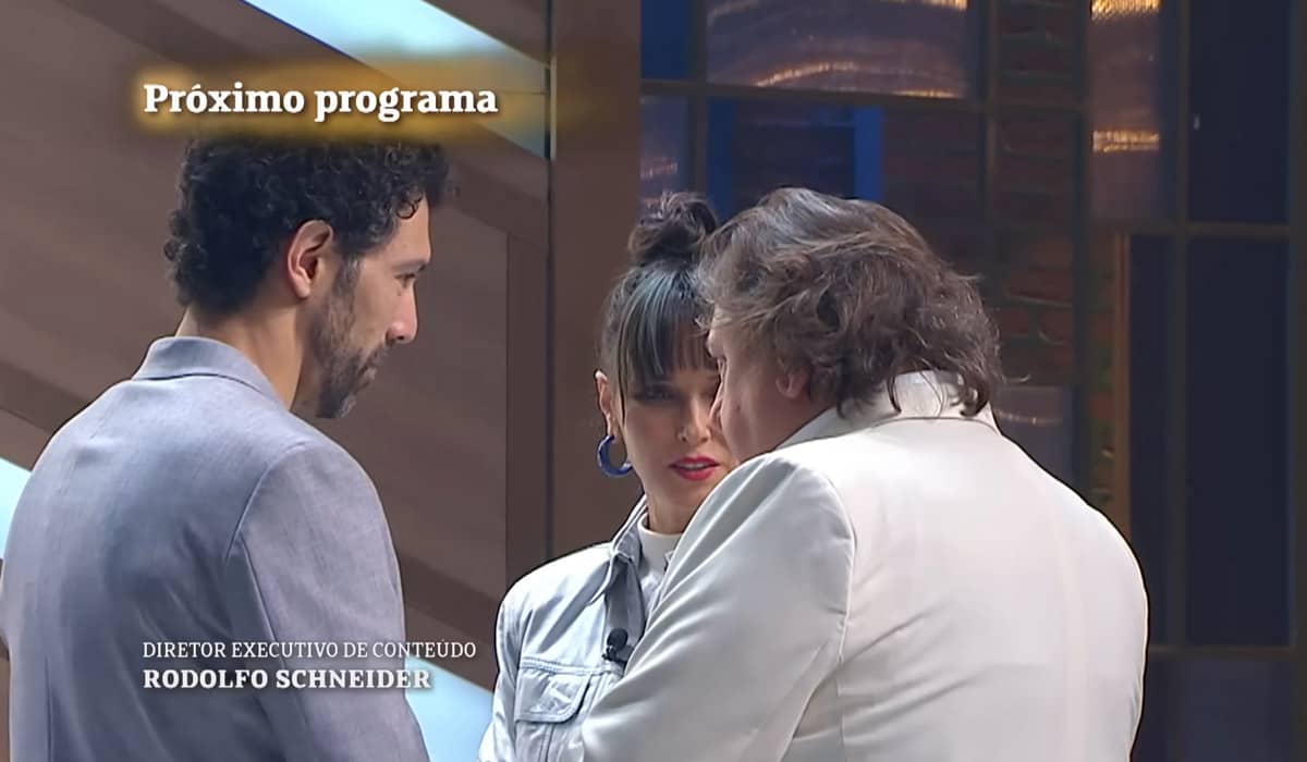 Rodrigo Oliveira, Helena Rizzo e Érick Jacquin são os jurados do MasterChef 2023. Foto: Reprodução/Globo