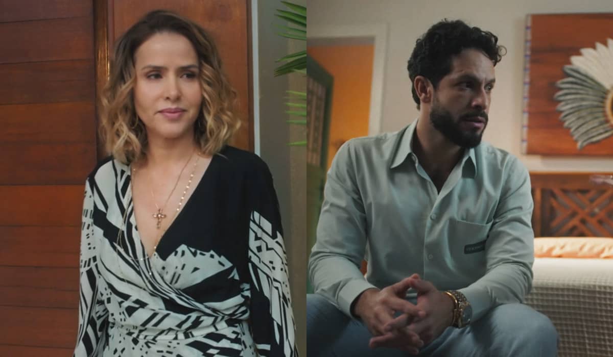 Gladys coloca Luigi em situação delicada na novela Terra e Paixão. Foto: Reprodução/Globo