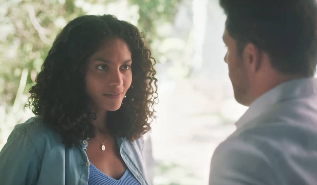 Aline se recusa a acreditar em Caio. Fonte: Reprodução/Globo