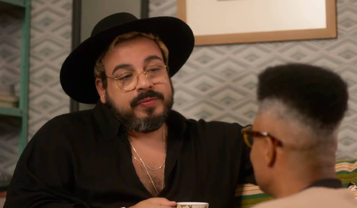 Vitinho ajuda Wilma a voltar a atuar. Fonte: Reprodução/Globo