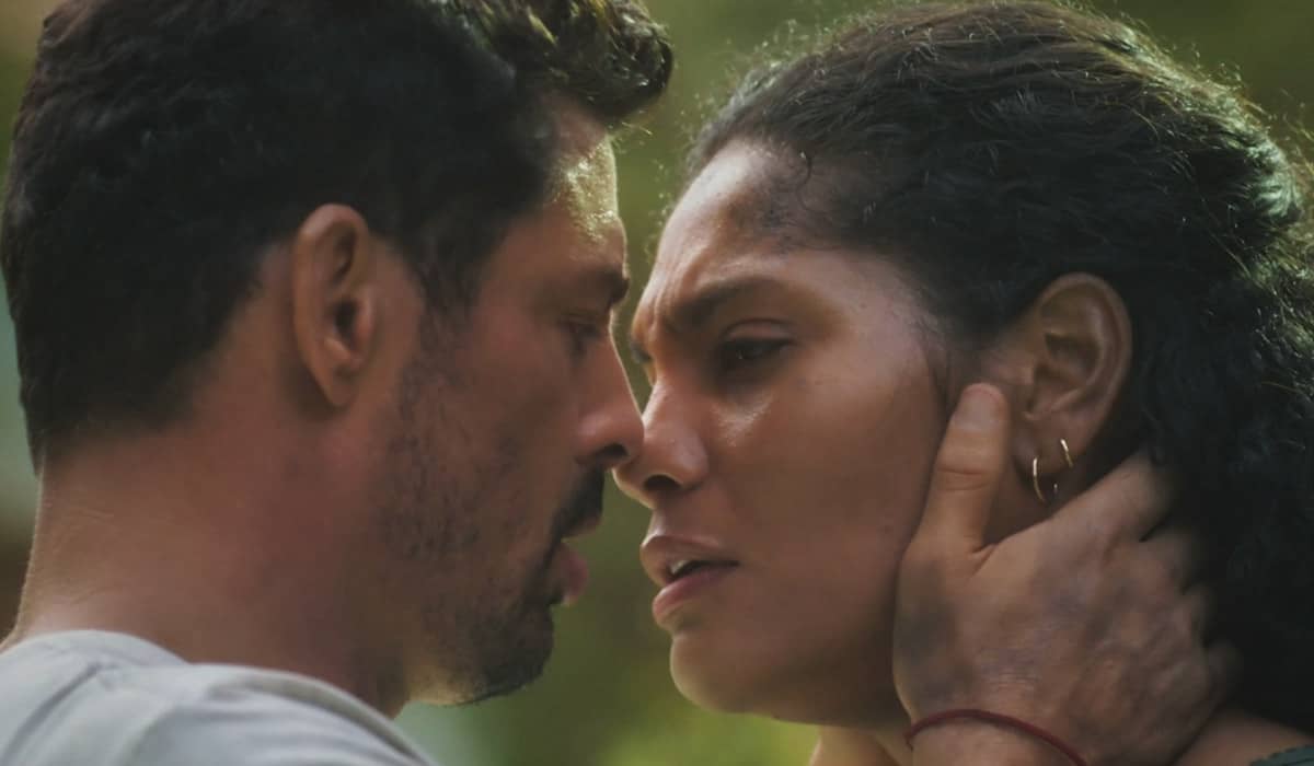 Aline está começando a gostar de Caio em Terra e Paixão. Foto: Reprodução/Globo